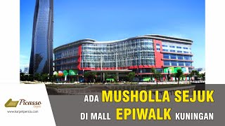 PEMASANGAN KARPET SAJADAH MUSHOLLA MALL EPICENTRUM WALK KUNINGAN JAKARTA SELATAN [upl. by Ianteen]