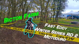 FAST EDDY WINTER SERIES RD 2  BICTON FARM MOTODURO  SPORTSMAN racing hardenduro [upl. by Suiraj175]