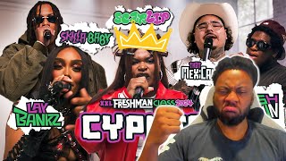 2024 XXL Freshman Cypher With That Mexican OT Skilla Baby ScarLip Cash Cobain Lay Bankz Reaction [upl. by Sender]