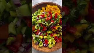 Mango salad🥭🥗 cooking saladrecipe healthyfood Afrin2103 [upl. by Angell997]