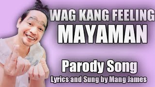 FEELING MAYAMAN  HUWAG KANG FEELING MAYAMAN  REQUEST MO PARODY KO No7 Parody Song by Mang James [upl. by Haile]