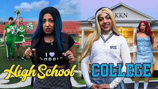 First Day Of HIGH SCHOOL vs COLLEGE [upl. by Ettereve]