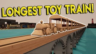 LONGEST TOY TRAIN EVER amp NEW BEACH TOWN  Tracks The Train Set Game Gameplay  Toy Train [upl. by Vachell]