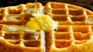 Classic Waffles Recipe [upl. by Amluz]