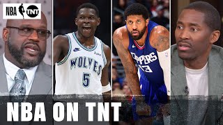 The Tuesday crew reacts to TWolves 22PT comeback win  Western Conference standings  NBA on TNT [upl. by Daj]