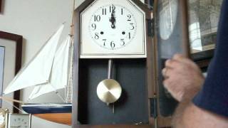 Vintage Dorset WallMantel Chime Clock [upl. by Feld]