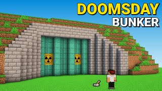 The WORLDS Safest Doomsday Bunker In Minecraft [upl. by Yrovi]