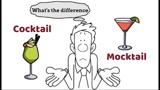 What is Cocktail and Mocktail  Cocktail vs mocktail  fampb service knowledge  Hotel Management [upl. by Lucilia]