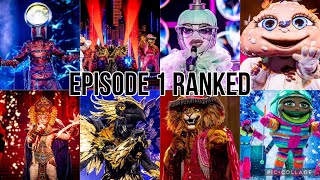 Episode 1 Ranked  The Masked Singer Belgium [upl. by Eetsud]