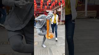 Hombre de plata de Hong Kong facts ytshorts shorts viral [upl. by Merton]