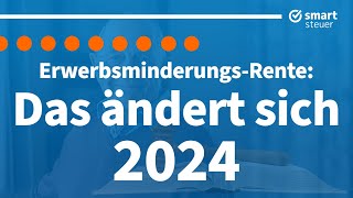 Neues Gesetz Das ändert sich JETZT für EMRentner  Erwerbsminderungsrentner Änderungen 2024 [upl. by Ashman265]