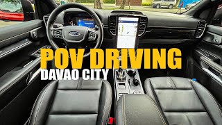 2023 FORD RANGER NEXTGEN SPORT 4X4  POV DRIVING TO SM CITY DAVAO [upl. by Razaele]