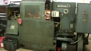 Wickman automatic screw machine 138quot 6 spindle with threading [upl. by Akimahs]