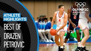 Dražen Petrović  Top 10 Plays at the Olympics  Athlete Highlights [upl. by Kathlene128]