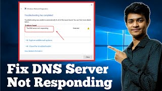 How to fix dns server not responding on windows 11107  Wifi or Wired Connection  2024 [upl. by Otter791]