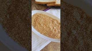 Homemade bread crumbs recipe easy shorts youtubeshorts [upl. by Hollander]