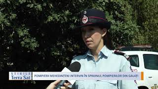 POMPIERII MEHEDINȚENI INTERVIN ÎN SPRIJINUL POMPIERILOR DIN GALAȚI [upl. by Dirgis530]