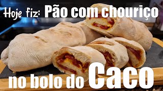 Chef Hélder Freire Hoje fiz pão com chouriço no bolo do caco shorts [upl. by Kacie236]