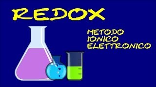 Bilanciamento di una redox mediante il metodo ionico elettronico  Video Scienze a Scuola [upl. by Llehsam]