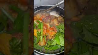 ईस्कुसको मुन्टा र सुंगुरको मासु🥩🧑‍🍳😊😊shortsvideo youtubeshorts cooking [upl. by Atiuqet]