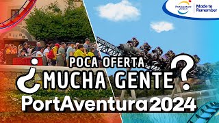 PORTAVENTURA en 2024 Vlog 4K ¿Mucha Afluencia en Junio OBRAS y NOVEDADES [upl. by Calbert]