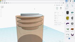 How to create threads and screws in Tinkercad [upl. by Kemme711]