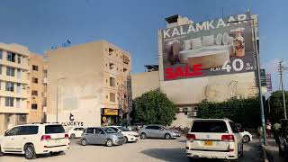 Bukhari Commercial Area DHA Karachi walkthrough Little Europe in Pakistan [upl. by Kaylee660]