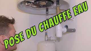 Pose du chauffeeau avec vase dexpansion sanitaire [upl. by Grenier815]