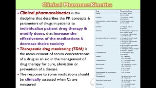 🔴 22 Clinical Pharmacokinetics DrHazem sayed [upl. by Zetroc124]