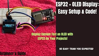 Discover the 2Minute ESP32 with OLED Setup Hack💡 [upl. by Yddub]