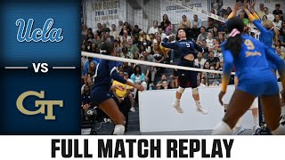 UCLA vs Georgia Tech Full Match Replay  2024 ACC Volleyball [upl. by Gausman]