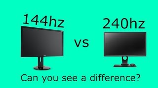 144hz vs 240hz  Is there a difference [upl. by Keven]