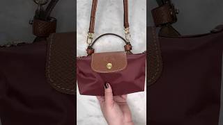 Longchamp Le Pliage Mini Conversion Kit  bags longchamplepliage purse purses [upl. by Orpha343]