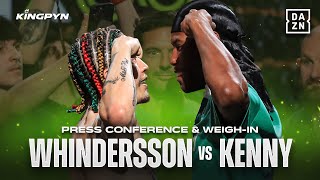 WHINDERSSON NUNES vs KING KENNY  Press Conference amp WeighIn [upl. by Murdocca]