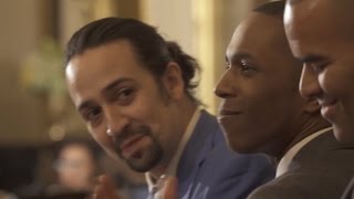 Original Hamilton Cast Performs At White House For Obamas [upl. by Methuselah]