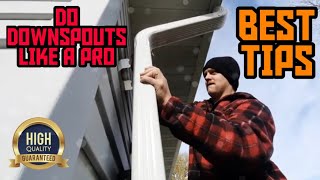 How To Do A Downspout Basic DIY Guide From An Expert [upl. by Reedy]