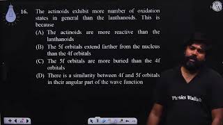 The actinoids exhibit more number of oxidation states in general than the lanthanoids This is b [upl. by Maffei]