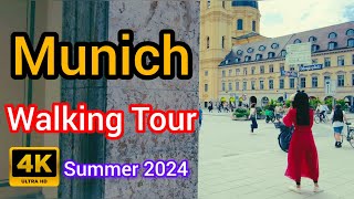 Munich Germany walking tour 4k 2024 Germany street walk Germany city tour StreetSprachen Germany [upl. by Shuping]