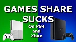 Xbox and PS4 Game Share Isnt Fit for Purpose [upl. by Wolfy326]