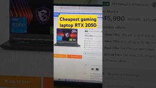 Cheapest gaming laptop with RTX 2050 🥵🔥🔥 [upl. by Jeroma]