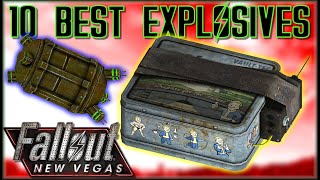 10 STRONGEST EXPLOSIVES in Fallout New Vegas  Caedos Countdowns [upl. by Siri65]