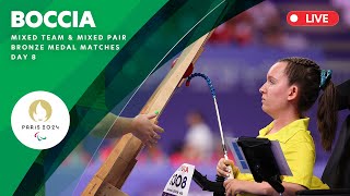 Boccia  Mixed Team amp Mixed Pair Bronze Medal Matches  Day 8 [upl. by De51]