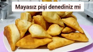 Mayasız Pişi Tarifinasıl yapılır😍💯pişitarifi hamurişikeşfet food kahvaltılıktariflerkahvaltı [upl. by Amsirac]