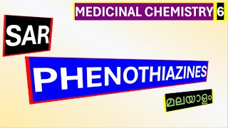 SAR Phenothiazine Malayalam Medicinal Chemistry Malayalam Chlorpromazine Antipsychotic SAR Malayalam [upl. by Pace]