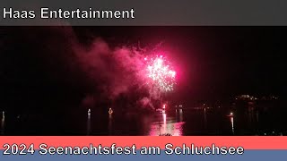 2024 Das Seenachtsfest mit Feuerwerk am Schluchsee im Hochschwarzwald [upl. by Cartwell545]