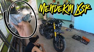 tutorial pasang lowering kit  pemendek xsr  xabre  r15  vixion [upl. by Salbu]