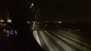 A340300 Cockpit Takeoff in GRU  Engine Warning after VR [upl. by Kubiak]