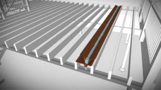 Trex RainEscape UnderDeck Drainage System Animation [upl. by Pinelli208]