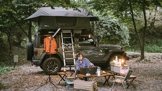 why I choose this gear l Thule Tepui Foothilll Roof Top TENT l Jeep Wrangler Rubicon camping [upl. by Yevoc]