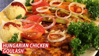 Hungarian Chicken Goulash  Mallika Joseph Food Tube [upl. by Ienttirb580]